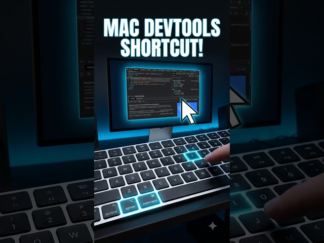 Mac Users: Open Chrome DevTools With This Shortcut 🍎 #shorts