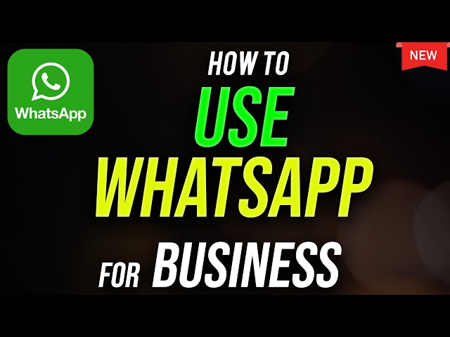 How to Use Whatsapp for Business App