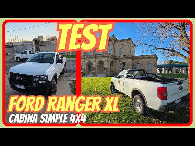 FORD RANGER XL 2.0 4X4. TEST AUTO AL DÍA. Volvió la cabina simple. (5/9/2026)