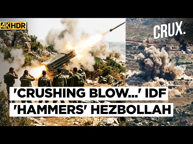 Hezbollah Missile ‘Directly Hits’ Israeli Town in Massive Blitz, IDF Pushes Deeper Into Lebanon |4K