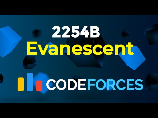 2254B - Evanescent | Codeforces Round 1114 (Div. 3) | Strings Solution Explained | C++