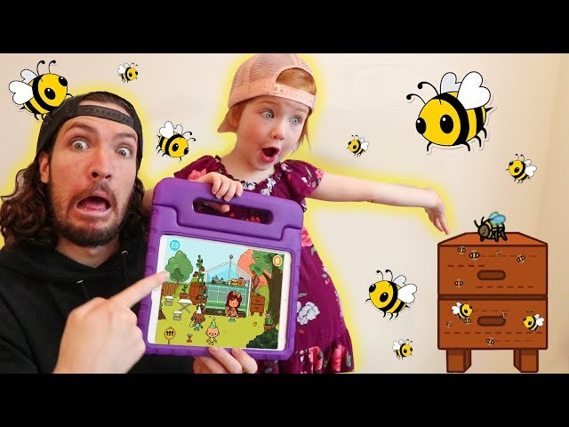 Adley App Reviews | Toca Life Town | ultimate HIDE N SEEK | Attacked by Bees