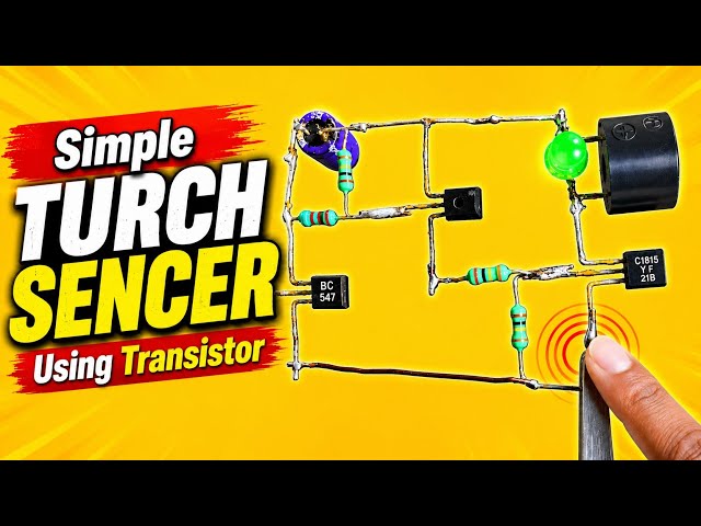 Turch ON /OFF Circuit Using Bc547 Transistor | DIY Electronics Project