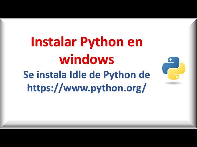 How to Install Python on Windows