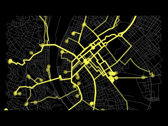 Mapping My Car Trips - Visualizing a Year of Travel Paths in Python | #30DayMapChallenge (4/30)