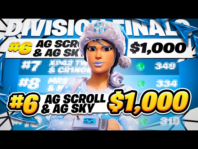6th Place FNCS Division 1 Finals ($1000) w/Sky 🏆