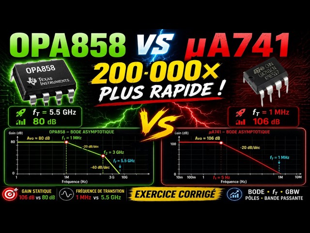 🔥 OPA858 vs µA741: 200,000 Times Faster! ⚡