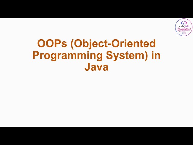 OOPs in Java Explained in Hindi with Examples | Complete Beginner Guide