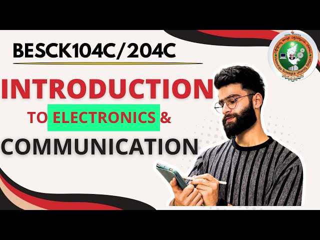 BESCK204C Important Questions Vtu | Introdution To Electronics & Communication