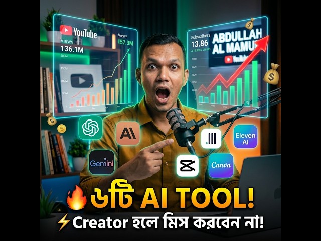 Best AI Tools for YouTubers & Content Creators in 2026 🔥 ChatGPT, Canva AI & More
