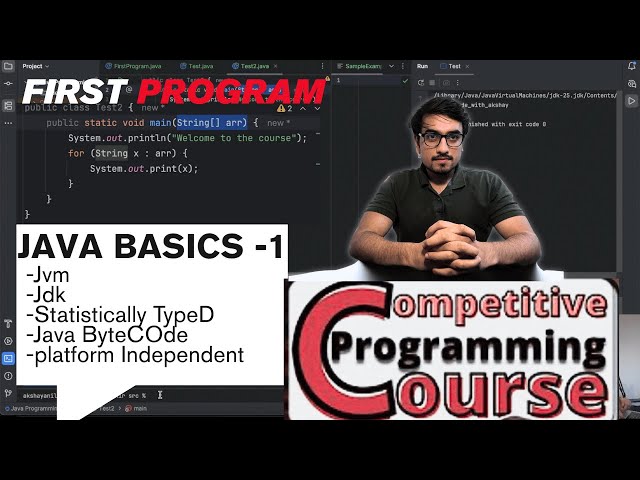 Java Basics for Competitive Programming - Part 1 | CP Course | EP 2