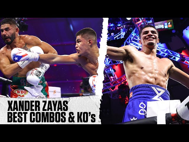 Xander Zayas Best Knockdowns & Knockouts | Zayas Back Saturday ESPN