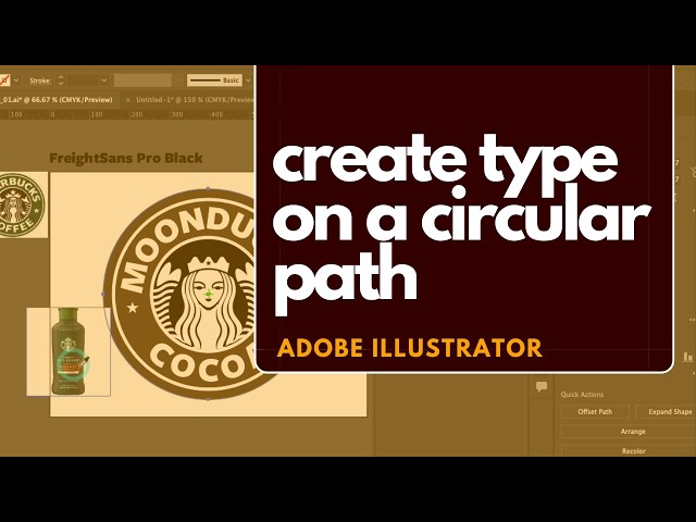 Adobe Illustrator: Create Type on a Circular Path