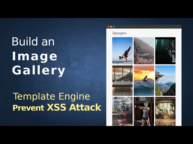 Custom template engine in 7 lines, cross-scripting (XSS) attack, HTML sanitization