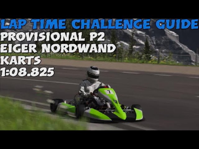 Lap Time Challenge Guide - Eiger Nordwand Go Karts - Gran Turismo 7