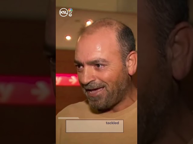 Man tackles gunman during the Bondi Beach shooting in Australia