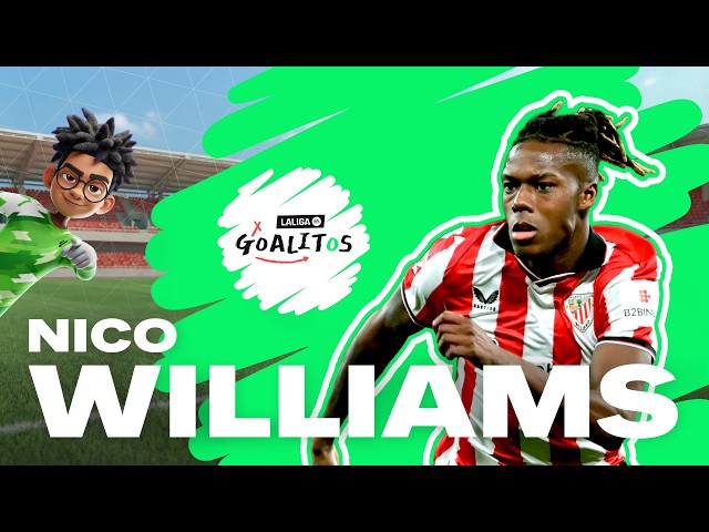 Siente la velocidad de Nico Williams sobre el césped 🥅⚡ | GOALITOS