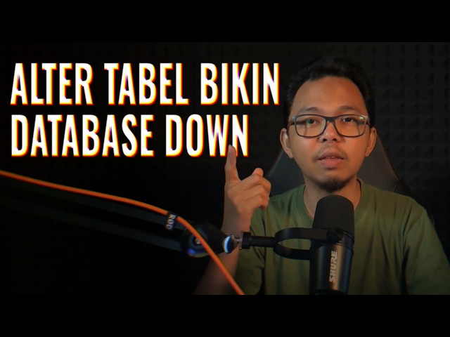 Alter tabel bisa bikin database down