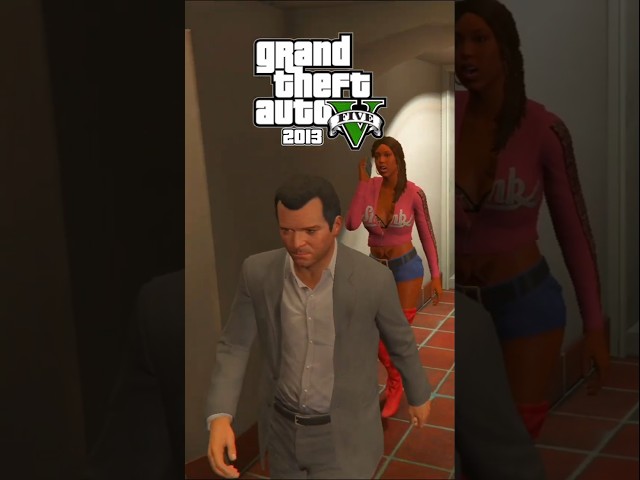 ¿Podemos Hacer que las Chicas Cariñosas Entren a la CASA en GTA 5?  #gta #gtav #gta5 #fyp #shorts