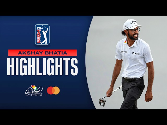Akshay Bhatia's incredible charge leads to third win | Round 4 | Arnold Palmer Invitational | 2026