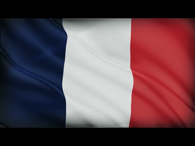 France Flag Waving | France Flag Background Video