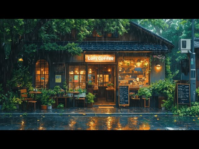 Rainy Day ☔ Chilling Your Mood 🎧 Chill Lo-fi Hip Hop to Study / Relax / Work 🌲 Lofi Coffee ☕