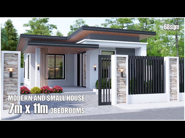Modern and Small House Design | 3Bedrooms House (Simple Life with Dream House)