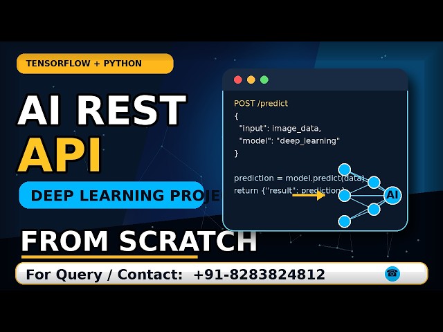 How to Deploy Deep Learning Model as REST API | Python TensorFlow