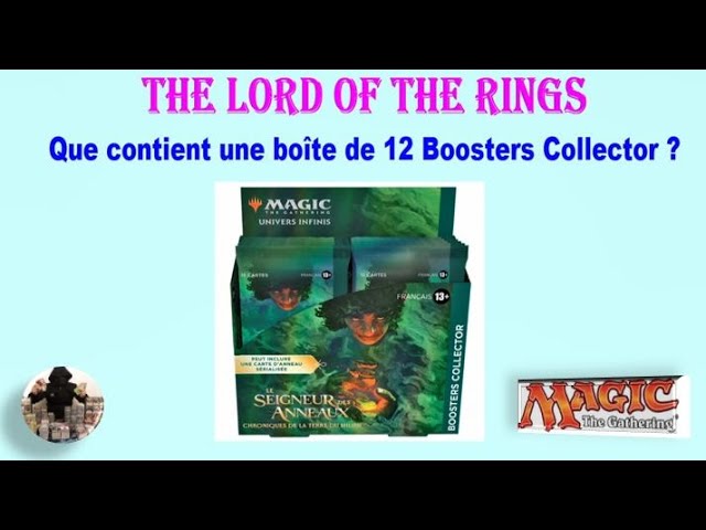 What does a Lord of the Rings Collector Booster contain?