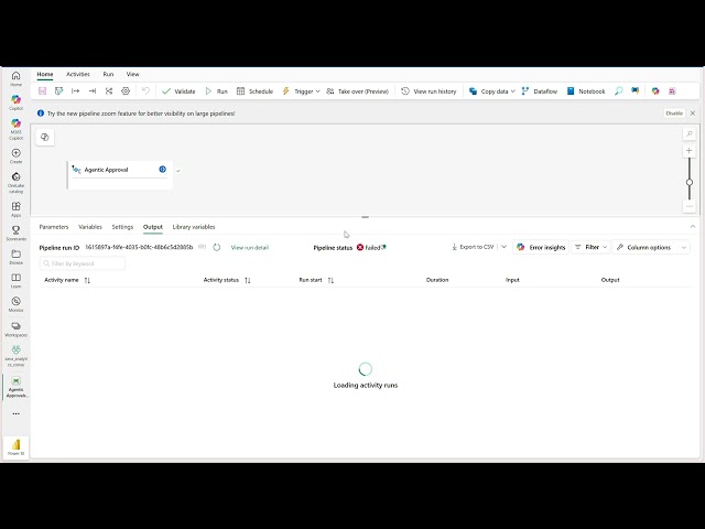 Agentic Pipeline Approval Workflows in Fabric Data Factory