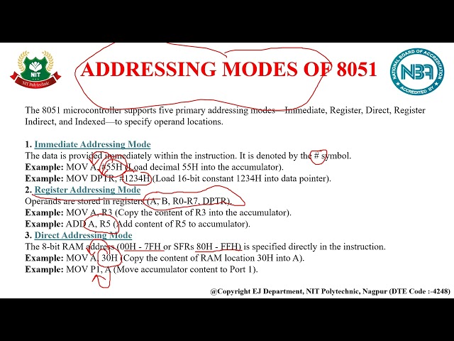 Subject: Microcontroller and Applications: UNIT 2: 8051 Programming