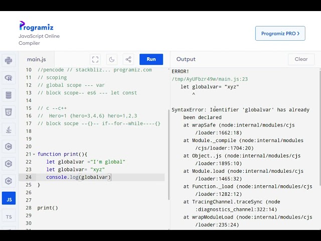 JavaScript Scope Explained 🔥 | var vs let vs const | Block, Function & Global Scope with Examples