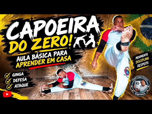 CAPOEIRA FROM SCRATCH! Basic Lesson to Learn at Home