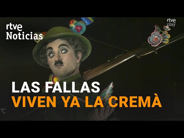 FALLAS 2026 | VALÈNCIA vibra con la NIT de la CREMÀ en la que ARDEN los MONUMENTOS FALLEROS | RTVE