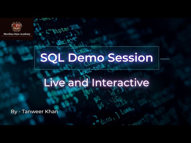 SQL Demo Session