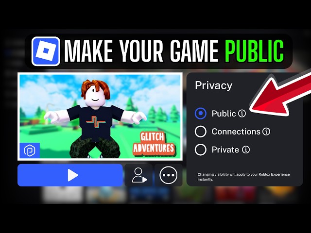 How To Publish A Roblox Game & Make It Public (2026)