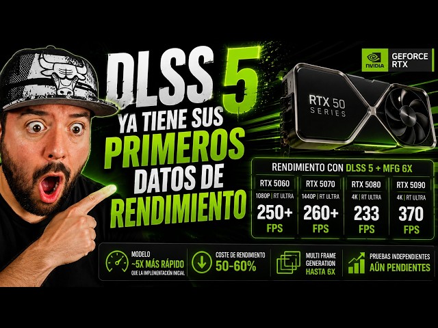 DLSS 5 YA TIENE SUS PRIMEROS DATOS DE RENDIMIENTO
