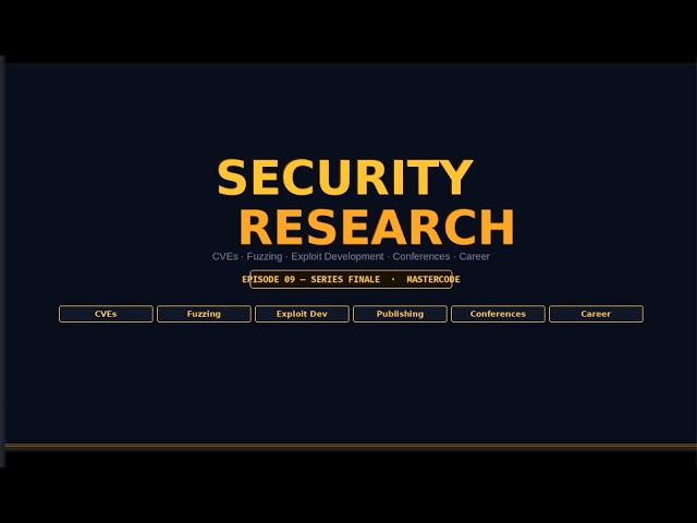 Security Research | MasterCode Ethical Hacking Series [Episode 09]