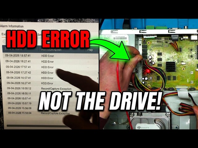 Hikvision DVR - "HDD Error" But It's NOT the Hard Drive!
