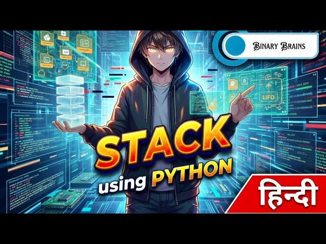 Stack using Python (Chapter 3) Explained in short Class 12(CS) Notebook