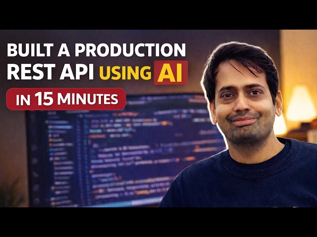 Built a Production REST API Using AI in 15 Minutes (NestJS)