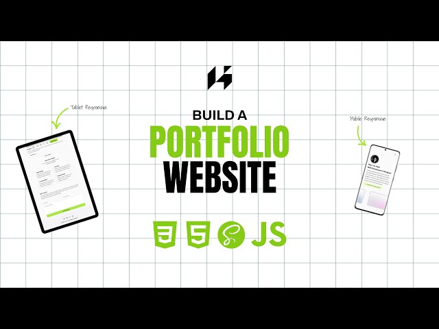 Create a Simple Portfolio Website Responsive (HTML, CSS, Java Script) #6