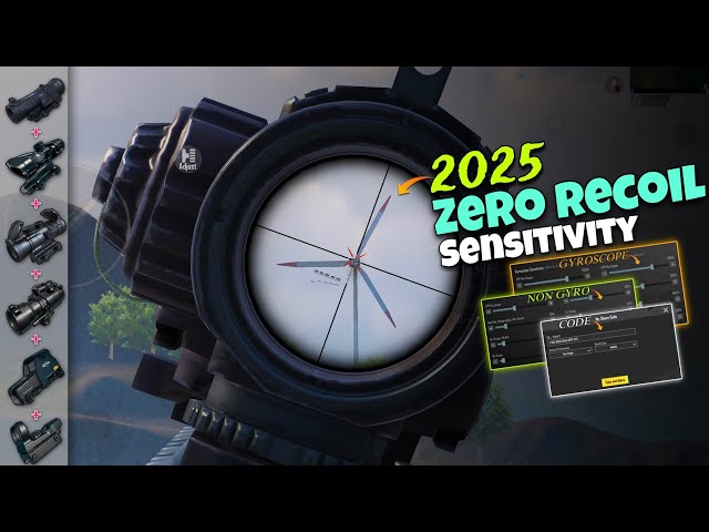 2025 World Best Sensitivity Settings 🔥 For All Mobile Non Gyro And Gyroscope ✅ | PUBG MOBILE |