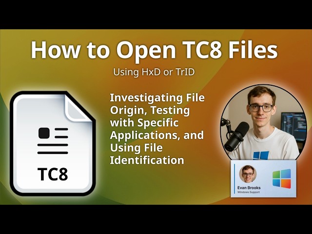 How to Open TC8 Files (Uncommon File Extension)