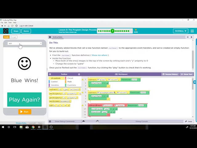 CSD - U6L8: Emoji Race Game