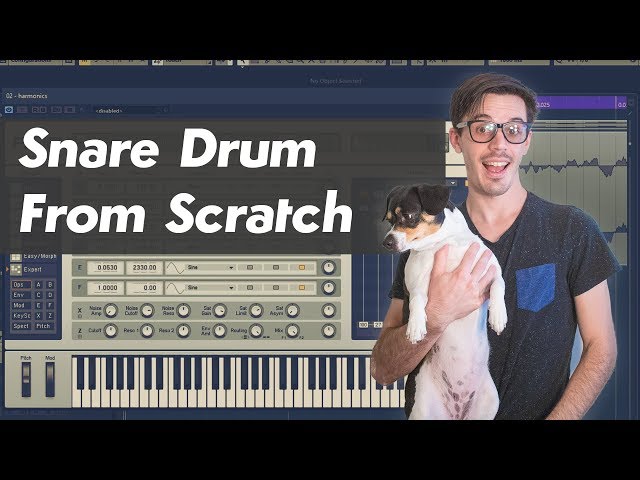FM Snare Drum Synthesis [Sound Design // Tutorial]