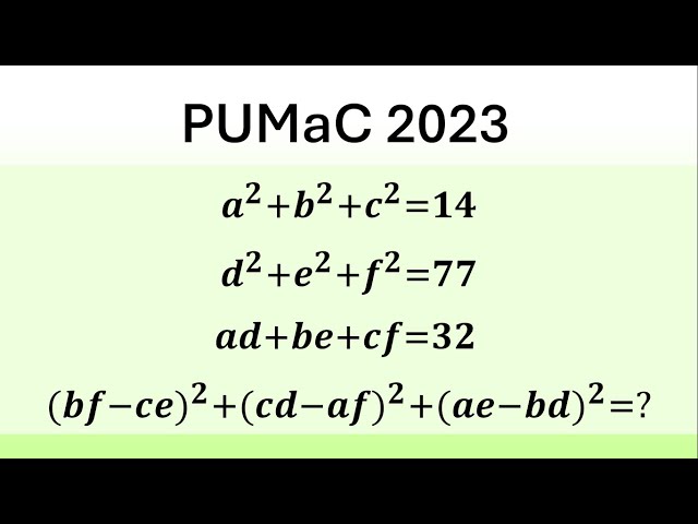 Princeton University Math Competition 2023 | Can You Solve?