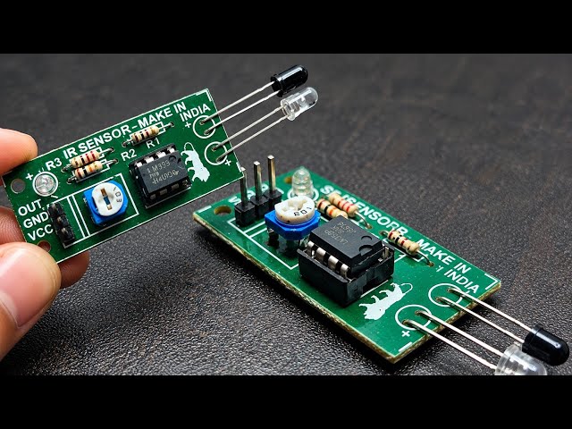IR sensor Module Explained | How IR Sensor Works | LM358 IR Sensor