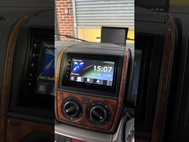 Fiat Ducato Motorhome Audio Tech Upgrade CarPlay, Android Auto DMX5023DABS #fiatducato #motorhome