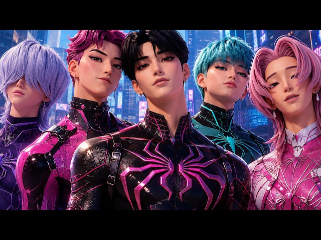 Spiders BOYS Demon Hunters | Animated Music Video DJ BEE BOP